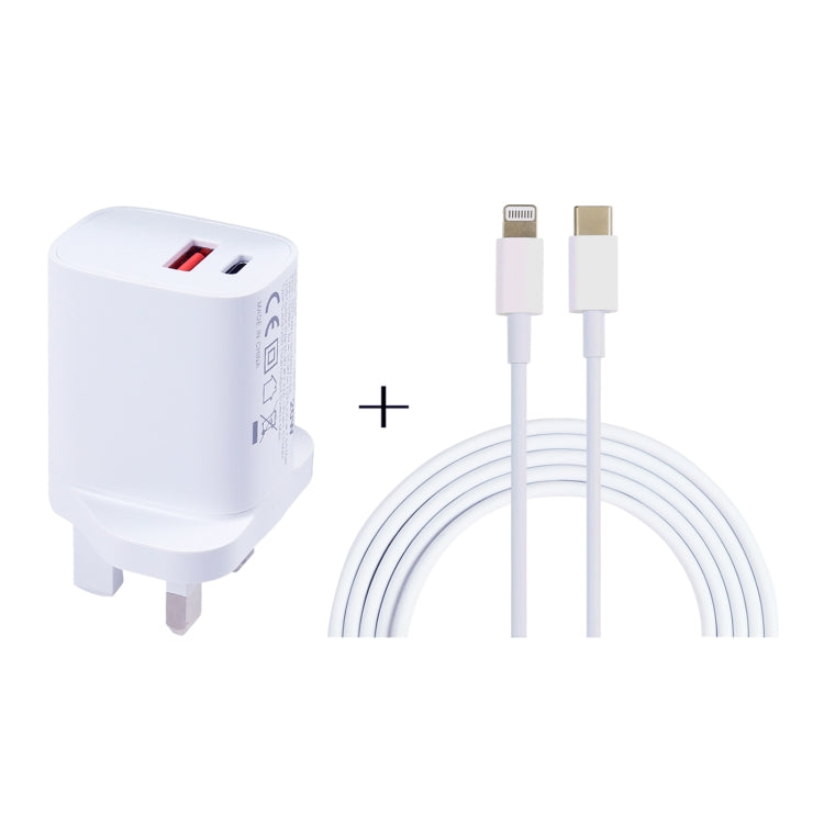 20W USB-C / Type-C + USB Ports Charger with 100W Type-C to 8 Pin Fast Charging Cable, 1m Type-C to 8 Pin, UK Plug, 1m Type-C to 8 Pin, US Plug, 1m Type-C to 8 Pin, EU Plug, 2m Type-C to 8 Pin, UK Plug, 2m Type-C to 8 Pin, US Plug�����������������������...