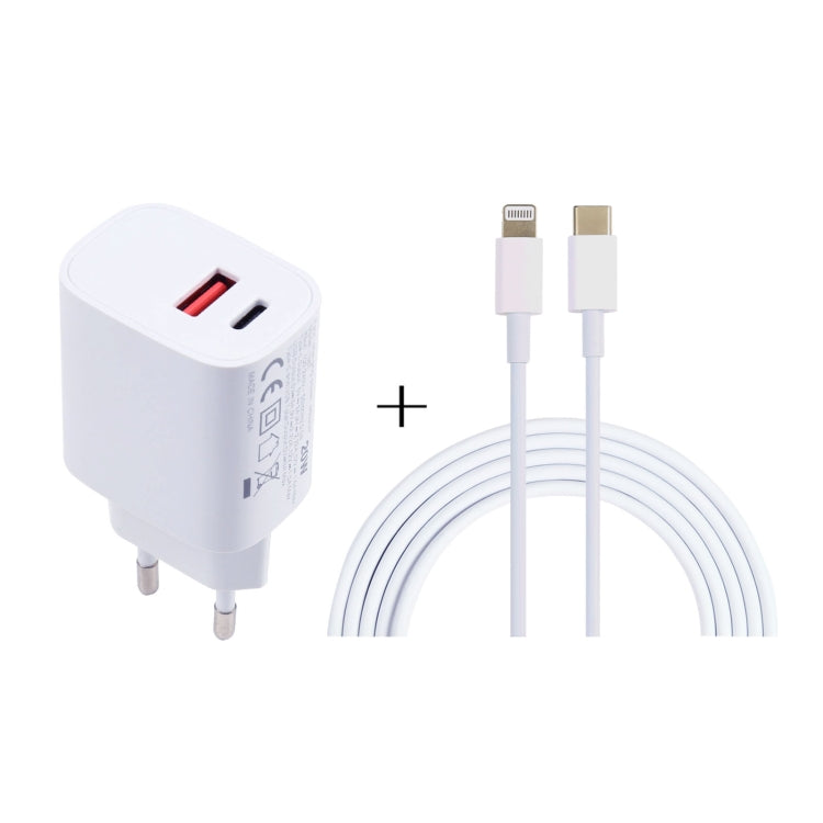 20W USB-C / Type-C + USB Ports Charger with 100W Type-C to 8 Pin Fast Charging Cable, 1m Type-C to 8 Pin, UK Plug, 1m Type-C to 8 Pin, US Plug, 1m Type-C to 8 Pin, EU Plug, 2m Type-C to 8 Pin, UK Plug, 2m Type-C to 8 Pin, US Plug�����������������������...