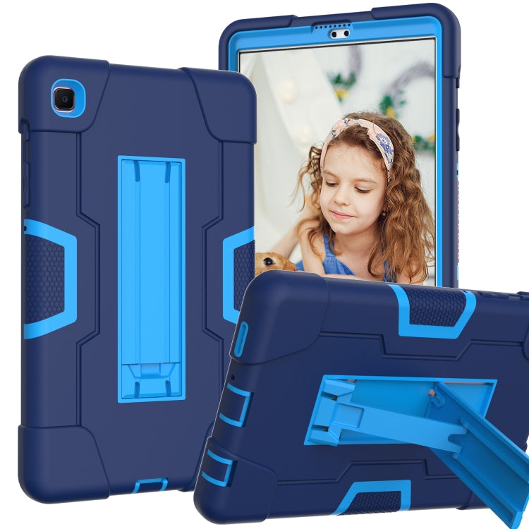Contrast Color Robot Shockproof Silicone + PC Protective Case with Holder, For Samsung Galaxy Tab A7 Lite T225, For Samsung Galaxy Tab A7 10.4 (2020)