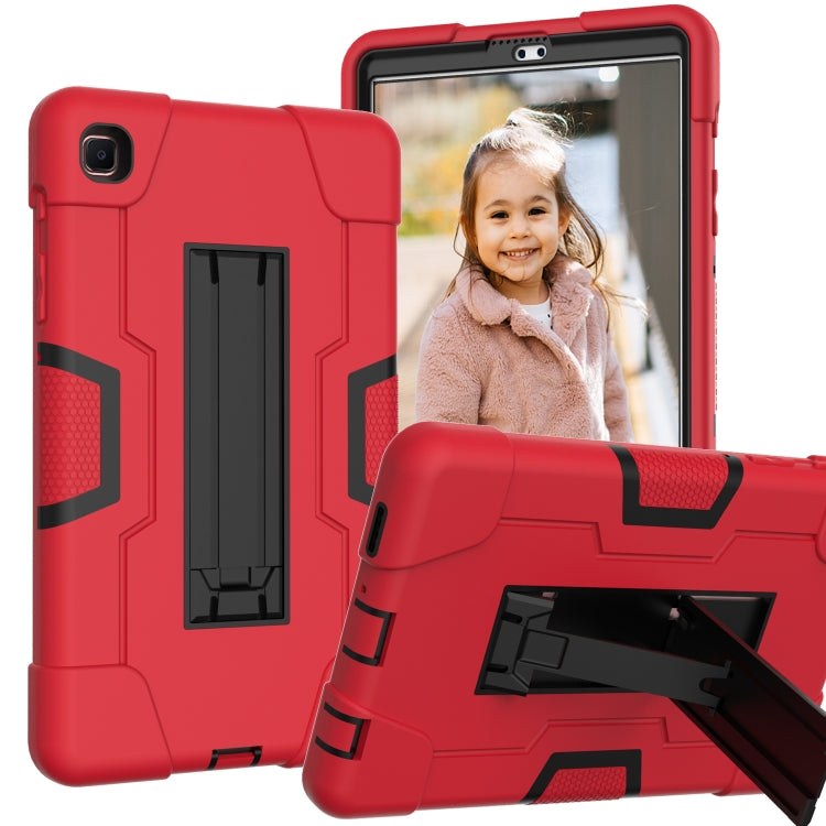 Contrast Color Robot Shockproof Silicone + PC Protective Case with Holder, For Samsung Galaxy Tab A7 Lite T225, For Samsung Galaxy Tab A7 10.4 (2020)
