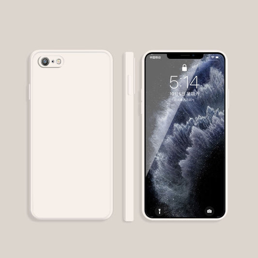 Solid color liquid silicone iPhone 6s/6 protective case with dropproof full coverage design
