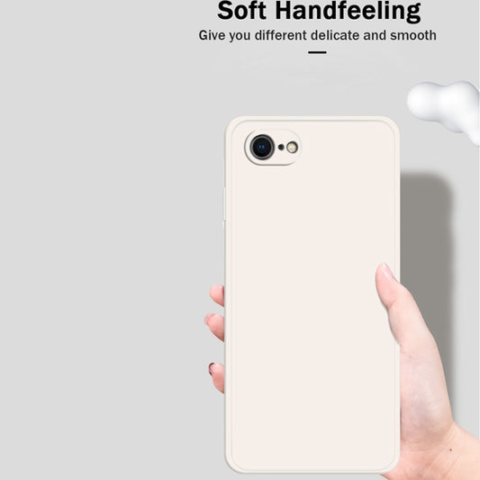 iPhone 7 Plus case featuring liquid silicone construction and raised edge design