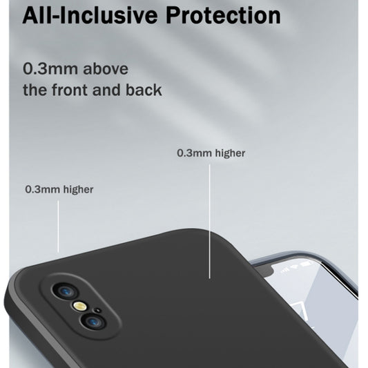 Close-up of liquid silicone texture on durable iPhone X protective case with antimicrobial coating