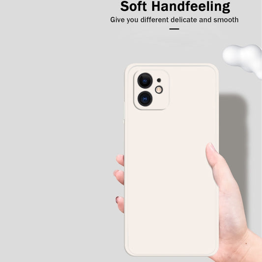 Sleek liquid silicone iPhone 12 mini case featuring raised edges and premium grip texture