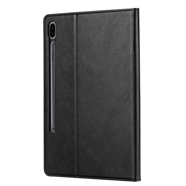 Calf Texture Double Fold Clasp Horizontal Flip Leather Case with Photo Frame & Holder & Card Slots & Wallet, For Samsung Galaxy Tab S7 Lite, For Samsung Galaxy A7 Lite T220 / T225