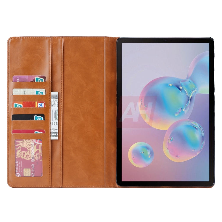 Calf Texture Double Fold Clasp Horizontal Flip Leather Case with Photo Frame & Holder & Card Slots & Wallet, For Samsung Galaxy Tab S7 Lite, For Samsung Galaxy A7 Lite T220 / T225
