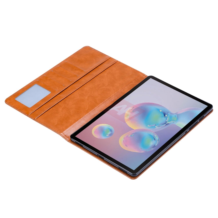 Calf Texture Double Fold Clasp Horizontal Flip Leather Case with Photo Frame & Holder & Card Slots & Wallet, For Samsung Galaxy Tab S7 Lite, For Samsung Galaxy A7 Lite T220 / T225