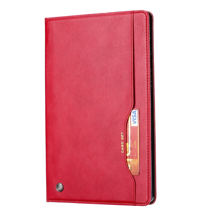Calf Texture Double Fold Clasp Horizontal Flip Leather Case with Photo Frame & Holder & Card Slots & Wallet, For Samsung Galaxy Tab S7 Lite, For Samsung Galaxy A7 Lite T220 / T225