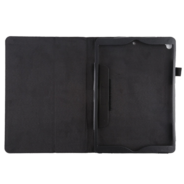 For iPad 10.2 / 10.5 Litchi Texture Horizontal Flip Leather Case with Holder, For iPad 10.5 / iPad 10.2 2021 / 2020 / 2019