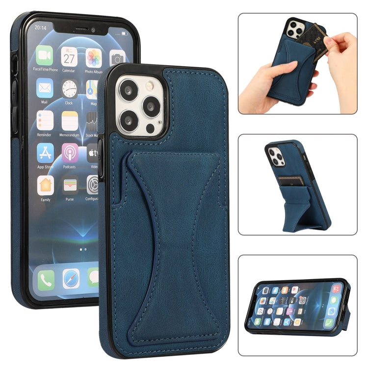 Ultra-thin Shockproof Protective Case with Holder, For iPhone 12 / 12 Pro, For iPhone 12 Mini, For iPhone 12 Pro Max, For iPhone 11