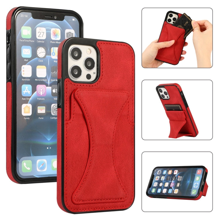 Ultra-thin Shockproof Protective Case with Holder, For iPhone 12 / 12 Pro, For iPhone 12 Mini, For iPhone 12 Pro Max, For iPhone 11
