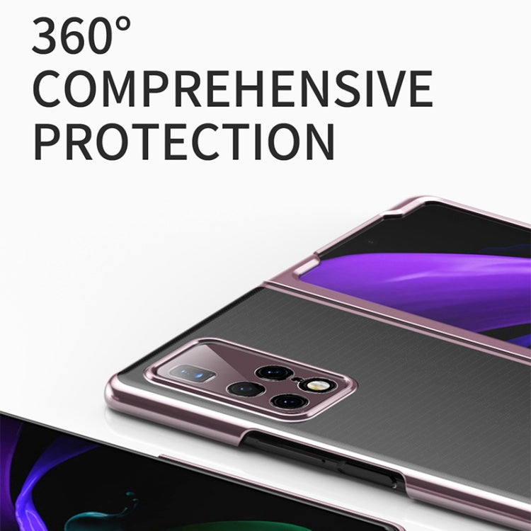 Ultra-thin Electroplated Transparent Folding Case, For Huawei Mate X2, For Xiaomi Mi Mix Fold