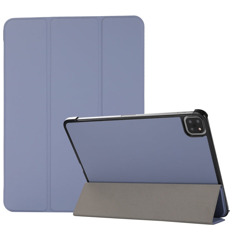 3-folding Skin Texture Horizontal Flip TPU + PU Leather Case with Holder, For iPad Pro 11 2022 / 2021