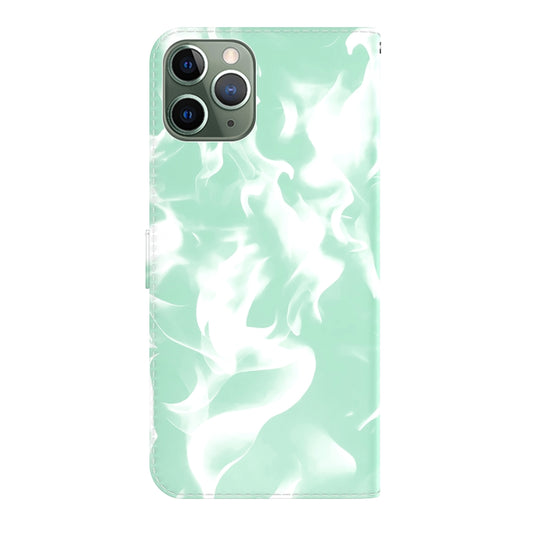 Flip wallet case cloud fog texture iPhone 12 mini with card slot detail