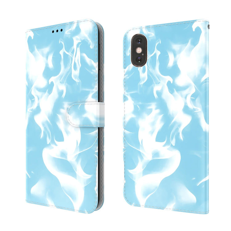 Cloud Fog Pattern Horizontal Flip Leather Case with Holder & Card Slot & Wallet, For iPhone X / XS, For iPhone XR, For iPhone XS Max