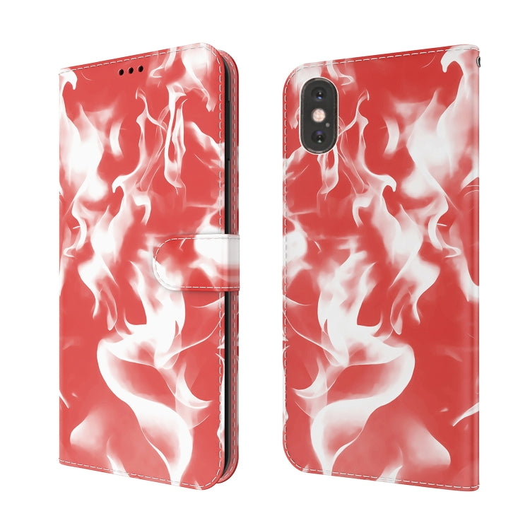 Cloud Fog Pattern Horizontal Flip Leather Case with Holder & Card Slot & Wallet, For iPhone X / XS, For iPhone XR, For iPhone XS Max