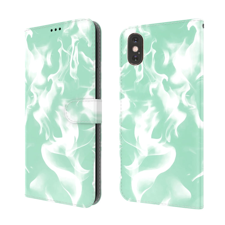 Cloud Fog Pattern Horizontal Flip Leather Case with Holder & Card Slot & Wallet, For iPhone X / XS, For iPhone XR, For iPhone XS Max