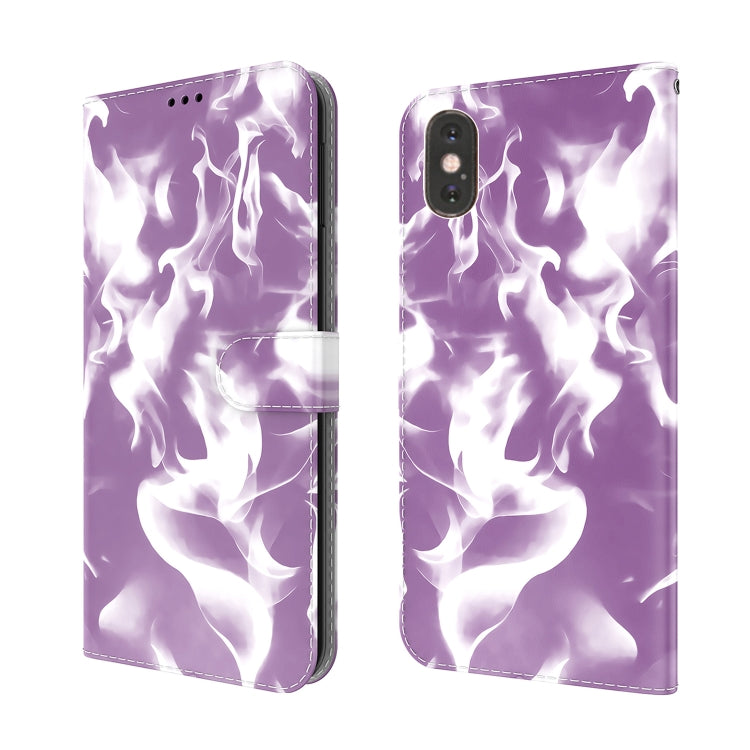 Cloud Fog Pattern Horizontal Flip Leather Case with Holder & Card Slot & Wallet, For iPhone X / XS, For iPhone XR, For iPhone XS Max