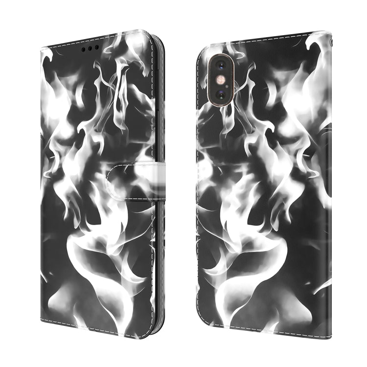 Cloud Fog Pattern Horizontal Flip Leather Case with Holder & Card Slot & Wallet, For iPhone X / XS, For iPhone XR, For iPhone XS Max