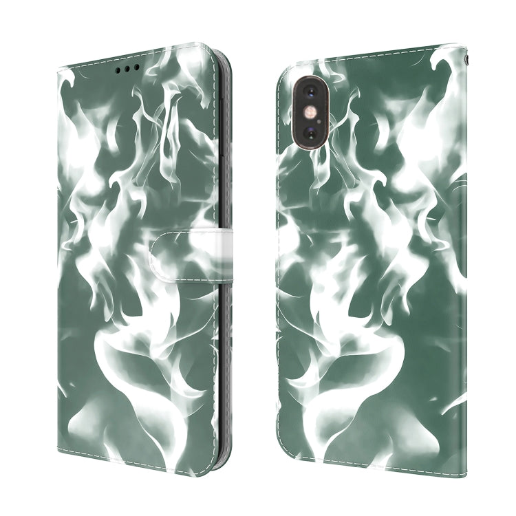 Cloud Fog Pattern Horizontal Flip Leather Case with Holder & Card Slot & Wallet, For iPhone X / XS, For iPhone XR, For iPhone XS Max