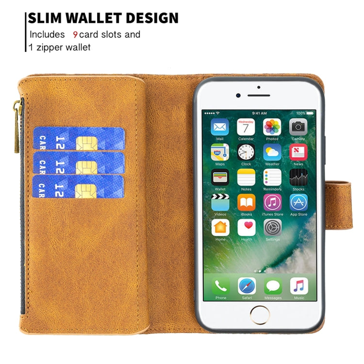 Flying Butterfly Embossing Pattern Zipper Horizontal Flip Leather Case with Holder & Card Slots & Wallet, For iPhone 8 / 7, For iPhone 8 Plus / 7 Plus, For iPhone XS / X, For iPhone XR