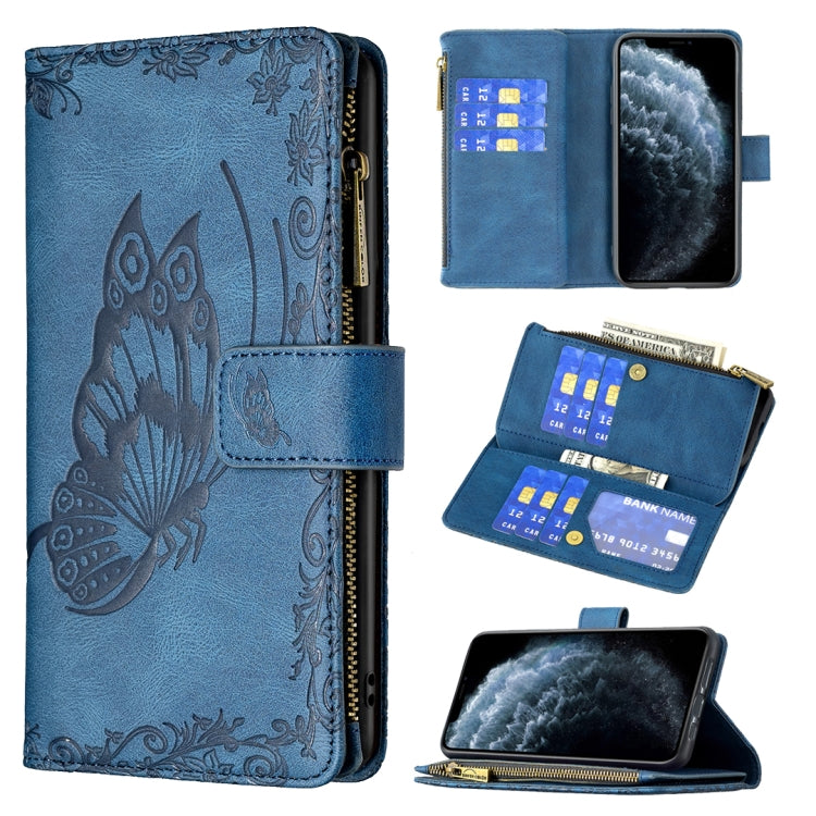Flying Butterfly Embossing Pattern Zipper Horizontal Flip Leather Case with Holder & Card Slots & Wallet, For iPhone 8 / 7, For iPhone 8 Plus / 7 Plus, For iPhone XS / X, For iPhone XR