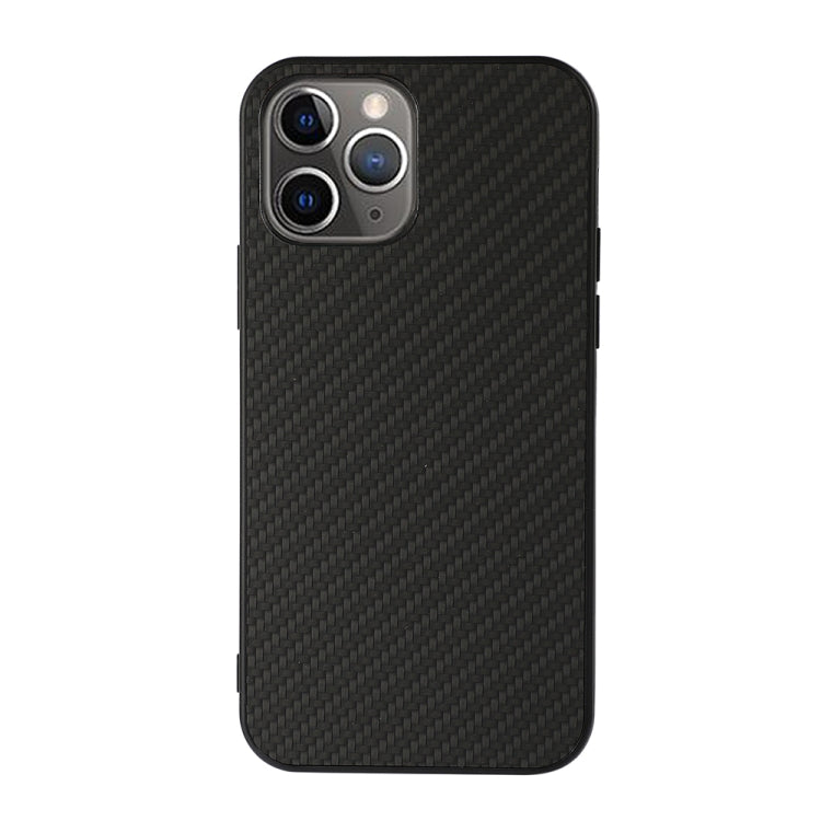 Carbon Fiber Skin PU + PC + TPU Shockprof Protective Case, For iPhone 11, For iPhone 11 Pro, For iPhone 11 Pro Max, For iPhone 12 mini, For iPhone 12, For iPhone 12 Pro
