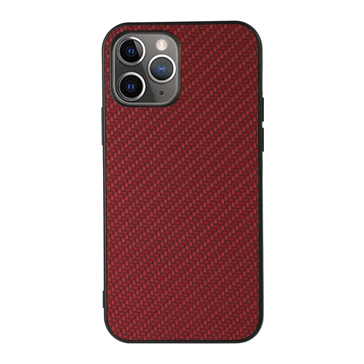 Carbon Fiber Skin PU + PC + TPU Shockprof Protective Case, For iPhone 11, For iPhone 11 Pro, For iPhone 11 Pro Max, For iPhone 12 mini, For iPhone 12, For iPhone 12 Pro
