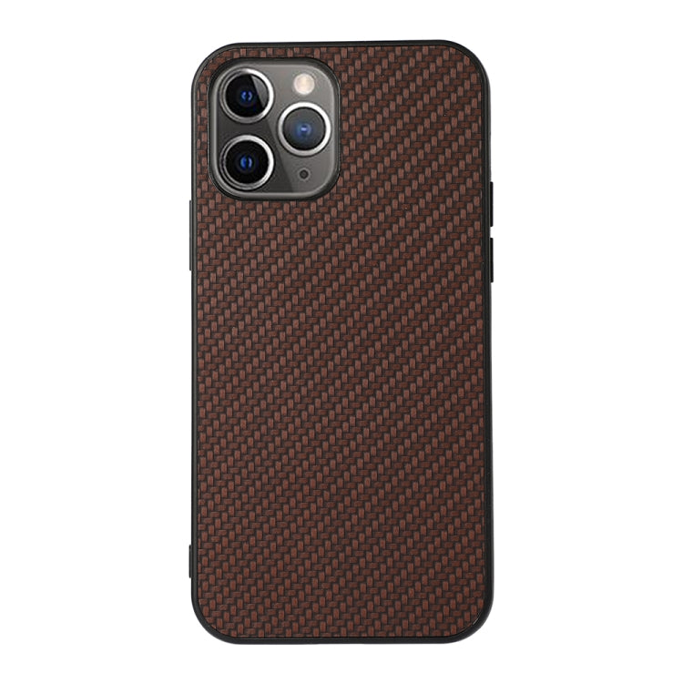 Carbon Fiber Skin PU + PC + TPU Shockprof Protective Case, For iPhone 11, For iPhone 11 Pro, For iPhone 11 Pro Max, For iPhone 12 mini, For iPhone 12, For iPhone 12 Pro