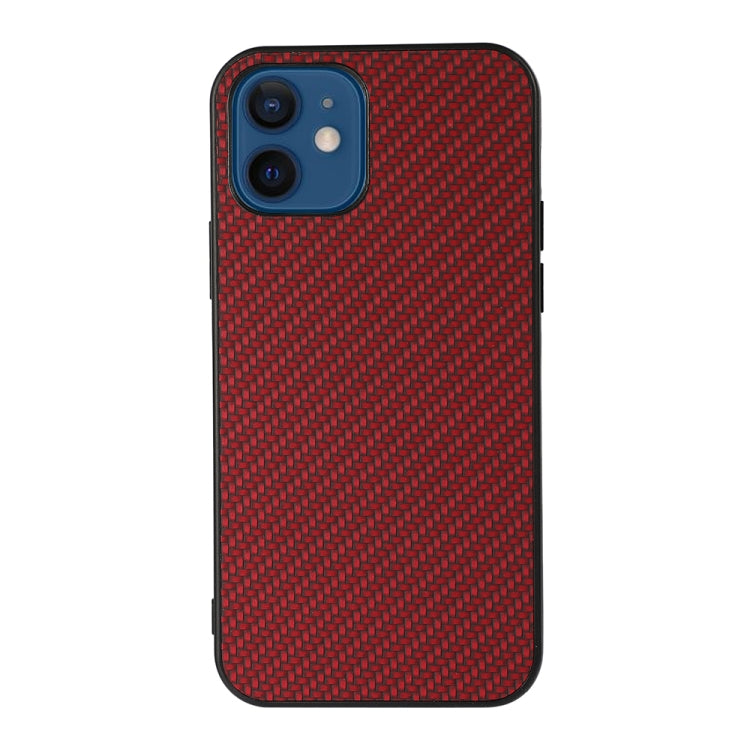 Carbon Fiber Skin PU + PC + TPU Shockprof Protective Case, For iPhone 11, For iPhone 11 Pro, For iPhone 11 Pro Max, For iPhone 12 mini, For iPhone 12, For iPhone 12 Pro