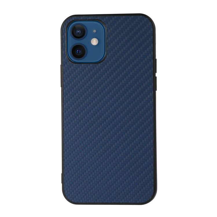 Carbon Fiber Skin PU + PC + TPU Shockprof Protective Case, For iPhone 11, For iPhone 11 Pro, For iPhone 11 Pro Max, For iPhone 12 mini, For iPhone 12, For iPhone 12 Pro