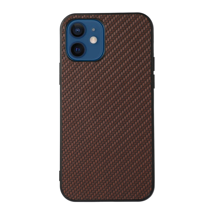 Carbon Fiber Skin PU + PC + TPU Shockprof Protective Case, For iPhone 11, For iPhone 11 Pro, For iPhone 11 Pro Max, For iPhone 12 mini, For iPhone 12, For iPhone 12 Pro