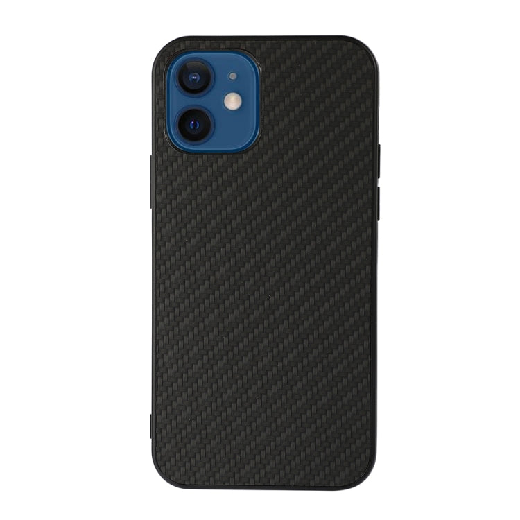 Carbon Fiber Skin PU + PC + TPU Shockprof Protective Case, For iPhone 11, For iPhone 11 Pro, For iPhone 11 Pro Max, For iPhone 12 mini, For iPhone 12, For iPhone 12 Pro