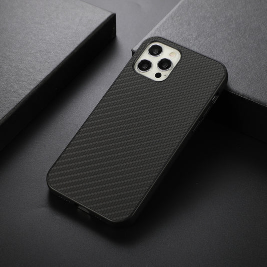 iPhone 12 Pro Max case carbon fiber design front and back protection