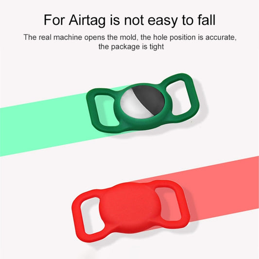 AirTag protective sleeve with animal patterns, scratch-resistant silicone material
