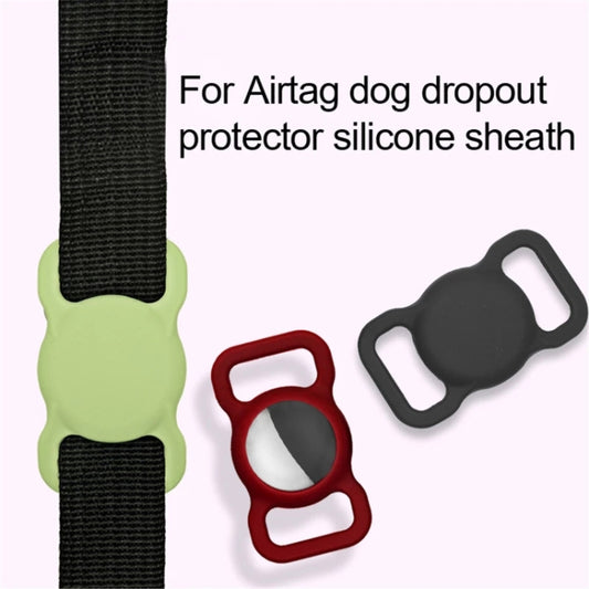 Animal-style AirTag silicone case protecting tracker from drops and daily wear