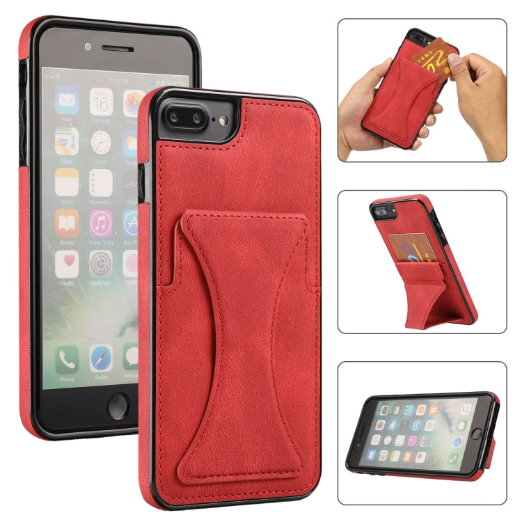 Ultra-thin Shockproof Protective Case with Holder, For iPhone 8 Plus / 7 Plus, For iPhone XS Max, For iPhone XS / X