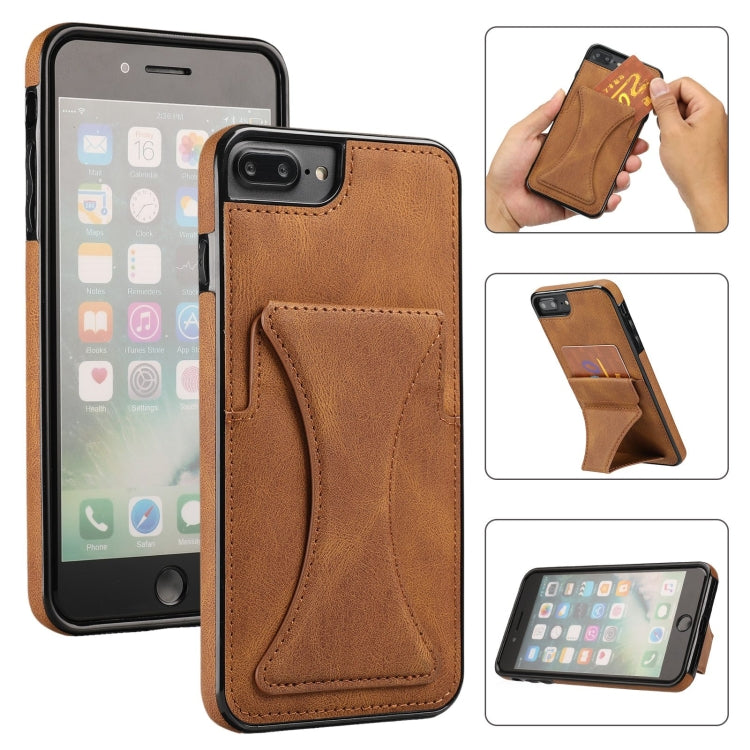 Ultra-thin Shockproof Protective Case with Holder, For iPhone 8 Plus / 7 Plus, For iPhone XS Max, For iPhone XS / X