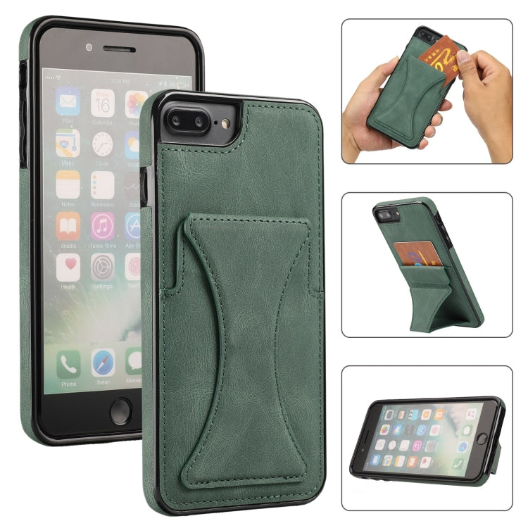 Ultra-thin Shockproof Protective Case with Holder, For iPhone 8 Plus / 7 Plus, For iPhone XS Max, For iPhone XS / X