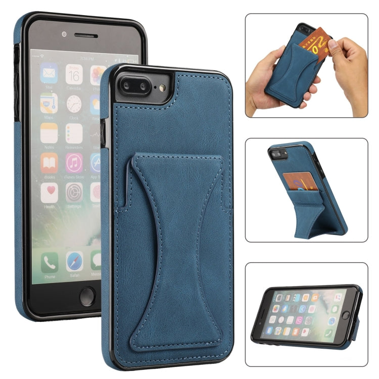 Ultra-thin Shockproof Protective Case with Holder, For iPhone 8 Plus / 7 Plus, For iPhone XS Max, For iPhone XS / X