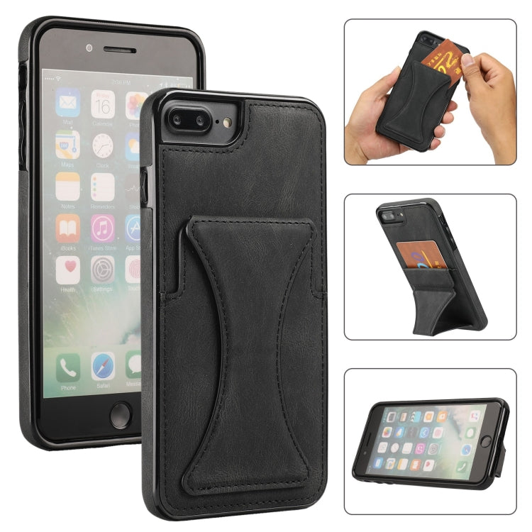 Ultra-thin Shockproof Protective Case with Holder, For iPhone 8 Plus / 7 Plus, For iPhone XS Max, For iPhone XS / X