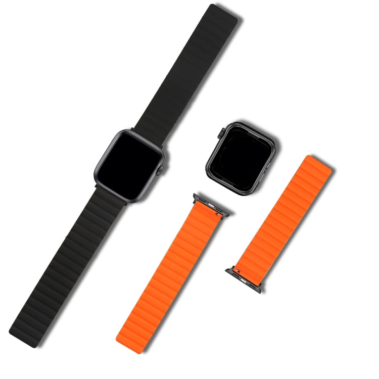 Silicone Magnetic Replacement Strap Watchband, For Apple Watch Series 7  41mm / & 6 & SE & 5 & 4 40mm, For Apple Watch Series  7  45mm / & 6 & SE & 5 & 4 44mm