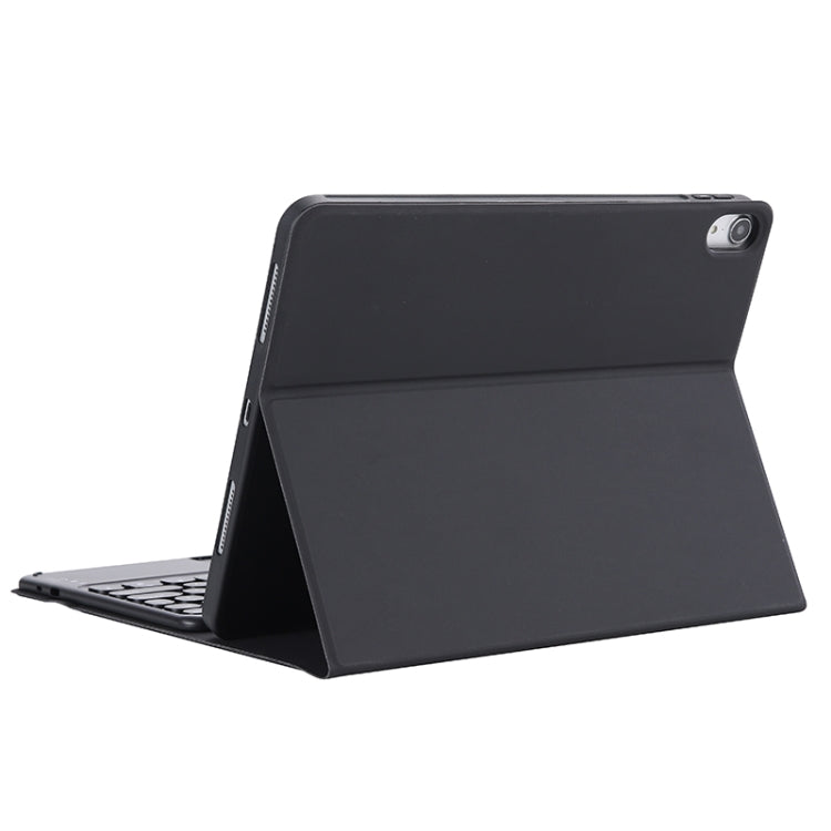 Étui en cuir pour clavier Bluetooth détachable YT11B-A 2021, couleur bonbon, texture peau, touches rondes, avec contrôle tactile, emplacement pour stylet et support, pour iPad Pro 11 2021 / Air4 / Air5 / Pro 11