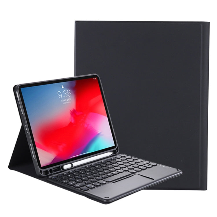 YT11B-A 2021 Detachable Candy Color Skin Texture Round Keycap Bluetooth Keyboard Leather Case with Touch Control & Pen Slot & Stand, For iPad Pro 11 2021 / Air4 / Air5 / Pro 11