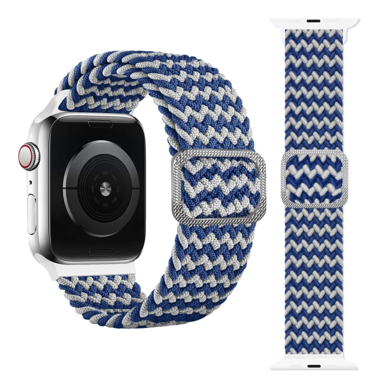 Buckle Braided Elastic Strap Watch Band For Apple Watch Series 9&8&7 41mm / SE 3&SE 2&6&SE&5&4 40mm / 3&2&1 38mm(Rainbow Color), For Apple Watch Series 7 41mm / 6 & SE & 5 & 4 40mm / 3 & 2 & 1 38mm                                                       ...