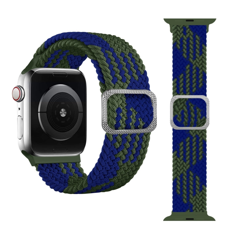 Buckle Braided Elastic Strap Watch Band For Apple Watch Series 9&8&7 41mm / SE 3&SE 2&6&SE&5&4 40mm / 3&2&1 38mm(Rainbow Color), For Apple Watch Series 7 41mm / 6 & SE & 5 & 4 40mm / 3 & 2 & 1 38mm�������������������������������������������������������...