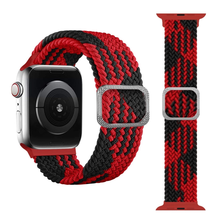 Buckle Braided Elastic Strap Watch Band For Apple Watch Series 9&8&7 41mm / SE 3&SE 2&6&SE&5&4 40mm / 3&2&1 38mm(Rainbow Color), For Apple Watch Series 7 41mm / 6 & SE & 5 & 4 40mm / 3 & 2 & 1 38mm�������������������������������������������������������...
