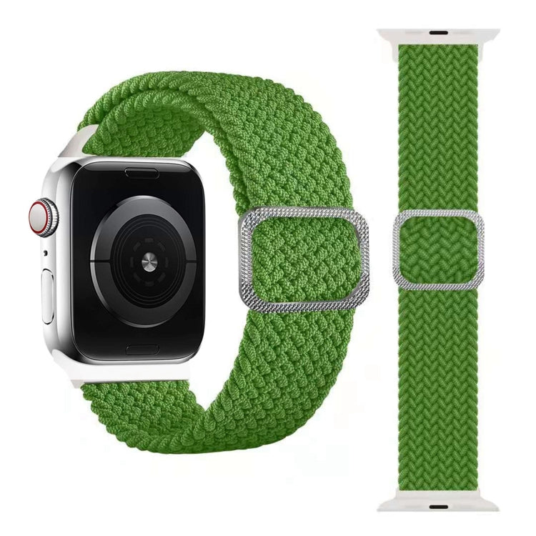 Buckle Braided Elastic Strap Watch Band For Apple Watch Series 9&8&7 41mm / SE 3&SE 2&6&SE&5&4 40mm / 3&2&1 38mm(Rainbow Color), For Apple Watch Series 8&7 41mm / SE 2&6&SE&5&4 40mm / 3&2&1 38mm