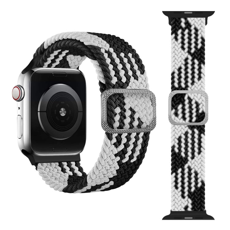Buckle Braided Elastic Strap Watch Band For Apple Watch Series 9&8&7 41mm / SE 3&SE 2&6&SE&5&4 40mm / 3&2&1 38mm(Rainbow Color), For Apple Watch Series 7 41mm / 6 & SE & 5 & 4 40mm / 3 & 2 & 1 38mm�������������������������������������������������������...
