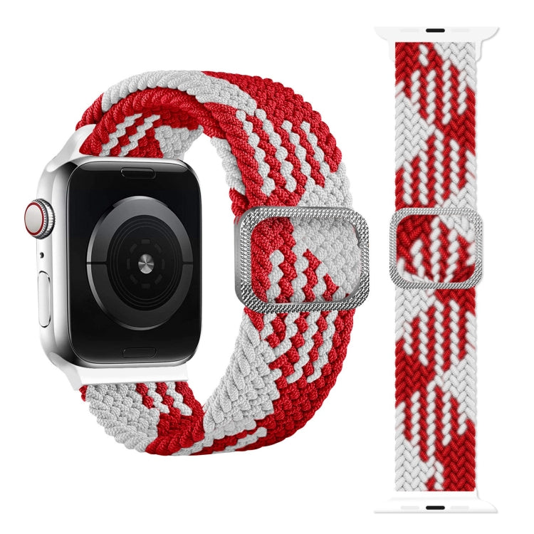 Buckle Braided Elastic Strap Watch Band For Apple Watch Series 9&8&7 41mm / SE 3&SE 2&6&SE&5&4 40mm / 3&2&1 38mm(Rainbow Color), For Apple Watch Series 7 41mm / 6 & SE & 5 & 4 40mm / 3 & 2 & 1 38mm�������������������������������������������������������...